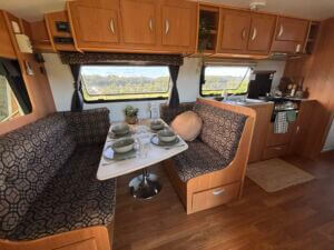 Country van kitchen dining